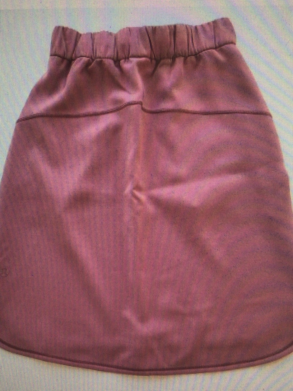 Classic Elastic-Waist Pink Skirt